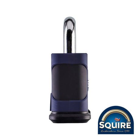 This is an image of Squire - Stronghold Padlock - Open Shackle - SS80S 80mm (1 Each Blister Pack) SQR701963