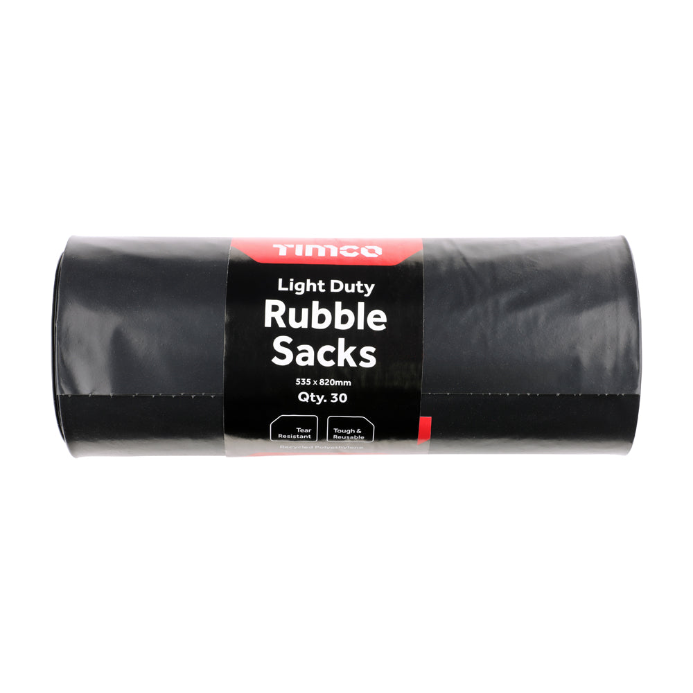 This is an image of Timco - Rubble Sacks - Light Duty 535 x 820mm (30 Pieces Roll) SRS30