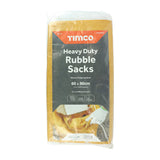 This is an image of Timco - Rubble Sacks - Heavy Duty 60 x 90cm (10 Pieces Bag) SRSHD6090