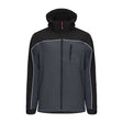This is an image of Timco - Softshell Jacket - Grey/Black Medium (1 Each Bag) SSJ1201M