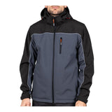 This is an image of Timco - Soft Shell Jacket - Grey/Black X Large (1 Each Bag) SSJ1201XL
