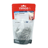 This is an image of Timco - Round Lost Head Nails - Stainless Steel 40 x 2.65mm (1 Kg TIMbag) SSLH40B