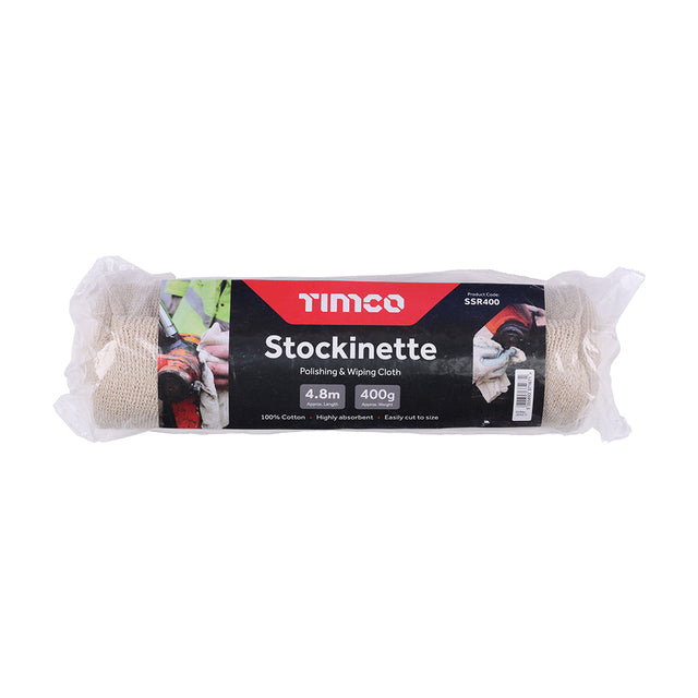This is an image of Timco - Stockinette Polishing & Wiping Cloth 4.8m / 400g (1 Each Bag) SSR400