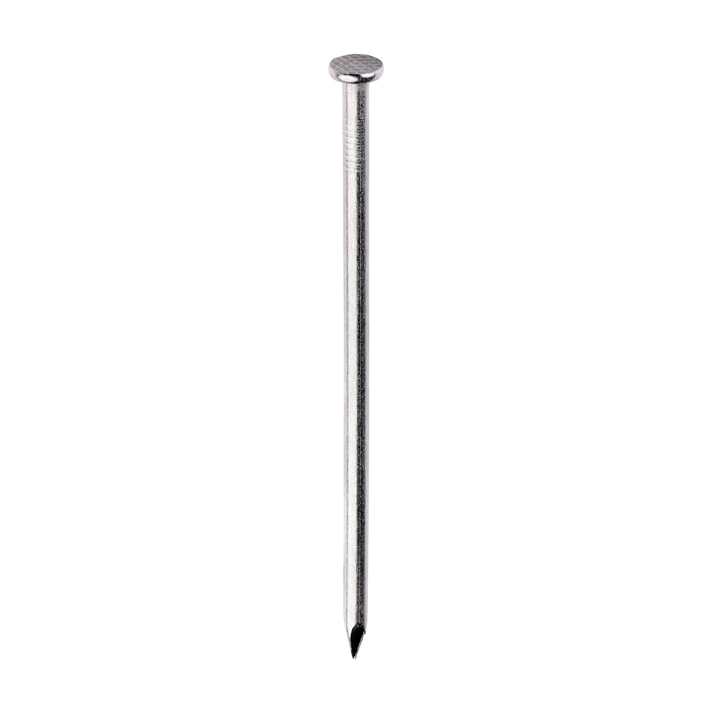 This is an image of Timco - Round Wire Nails - Stainless Steel 100 x 4.00mm (1 Kg TIMbag) SSRW100B