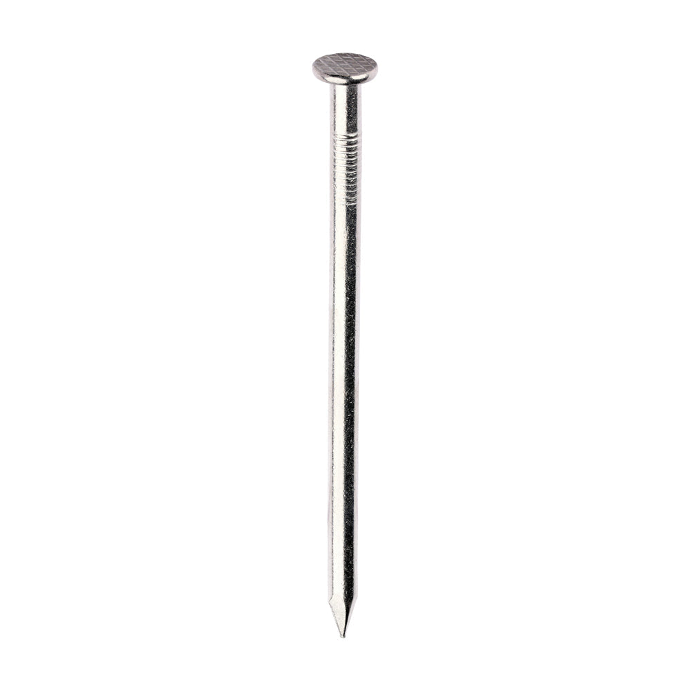 This is an image of Timco - Round Wire Nails - Stainless Steel 75 x 3.75mm (1 Kg TIMbag) SSRW75B