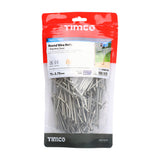 This is an image of Timco - Round Wire Nails - Stainless Steel 75 x 3.75mm (1 Kg TIMbag) SSRW75B