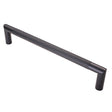 High quality image of Eurospec - Mitred Knurled Pull Handle - Matt Black | Sku. swp1169-300mb | Trade Door Handles.