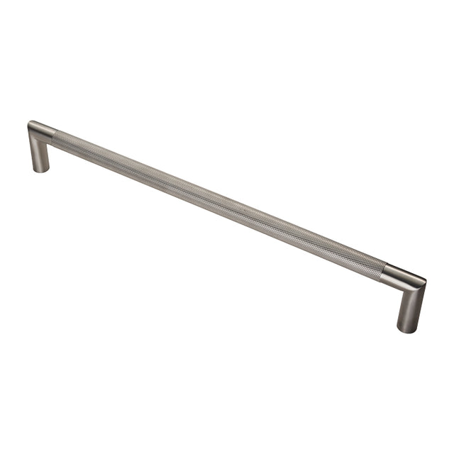 High quality image of Eurospec - Mitred Knurled Pull Handle - Satin Stainless Steel | Sku. swp1169-450sss | Trade Door Handles.