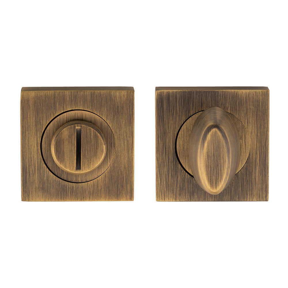 Serozzetta - Square Turn and Release - Antique Brass