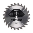 This is an image of Timco - Handheld Cordless Circular Saw Blade 150 x 10 x 24T (1 Each Clamshell) T1501024