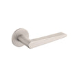 Quality image of Tupai Rapido 5S Line Torrao Lever Door Handle on 5mm Slimline Round Rose - Pearl Nickel | Sku. t1967r5spl | available from Trade Door Handles.
