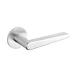 Quality image of Tupai Rapido 5S Line Torrao Lever Door Handle on 5mm Slimline Round Rose - Satin Chrome | Sku. t1967r5ssc | available from Trade Door Handles.