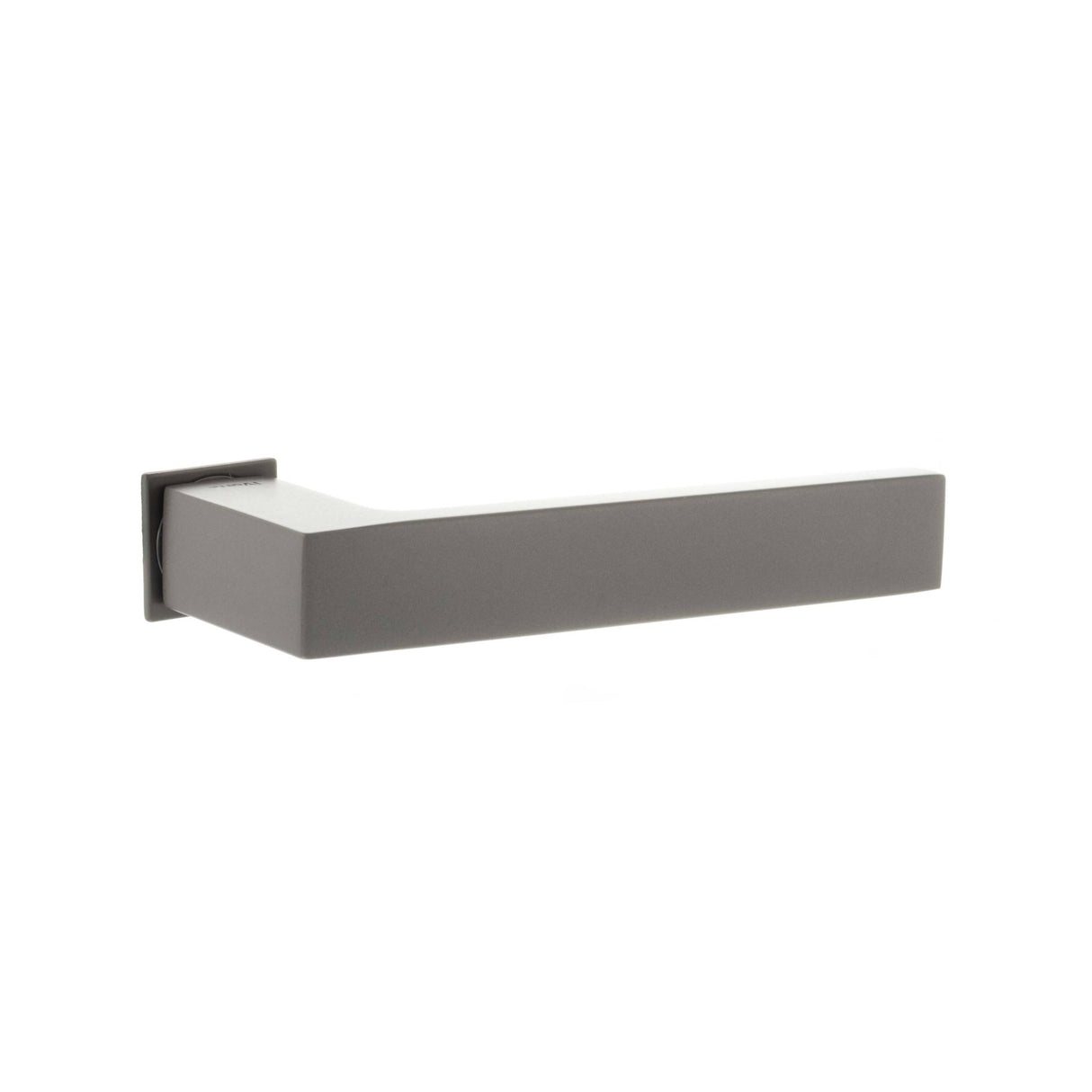Quality image of Tupai Rapido RetaLine Rillo Lever Door Handle on Concealed Square Rose - Titanium | Sku. t2275cstt | available from Trade Door Handles.