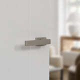 Quality image of Tupai Rapido RetaLine Rillo Lever Door Handle on Long Rose - Titanium | Sku. t2275ltt | available from Trade Door Handles.