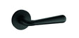 Quality image of Tupai Rapido CurvaLine Adra Lever Door Handle on Round Rose - Pearl Black | Sku. t293rmb | available from Trade Door Handles.