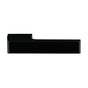 Quality image of Tupai Rapido VersaLine Tobar Lever Door Handle on Long Rose - Matt Black Decorative Plate - Matt Black | Sku. t3089lmbmb | available from Trade Door Handles.