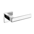 Quality image of Tupai Rapido 5S Line Portel Lever Door Handle on 5mm Slimline Square Rose - Bright Polished Chrome | Sku. t3095s5spc | available from Trade Door Handles.