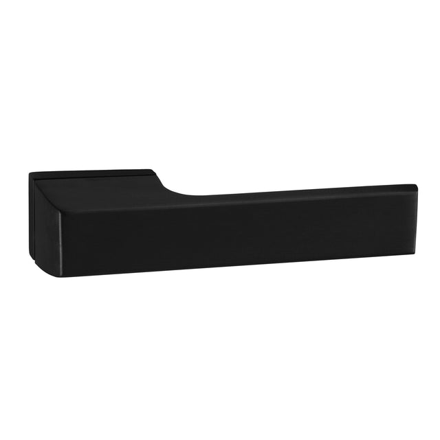 Quality image of Tupai Rapido RetaLine Panela Lever Door Handle on Long Rose - Pearl Black | Sku. t3099lmb | available from Trade Door Handles.