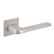 Quality image of Tupai Rapido 5S Line Canha Lever Door Handle on 5mm Slimline Square Rose - Pearl Nickel | Sku. t4007s5spl | available from Trade Door Handles.