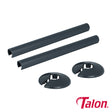 This is an image of Timco - Snappit Tail Kit - Anthracite Grey - ACSNA 15 x 200mm - (2 PCS Box) TALACSNA