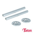 This is an image of Timco - Snappit Tail Kit - Chrome - ACSNC 15 x 200mm - (2 PCS Box) TALACSNC