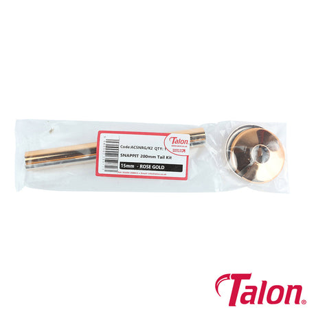 This is an image of Timco - Snappit Tail Kit - Rose Gold - ACSNRG 15 x 200mm - (2 PCS Bag) TALACSNRG
