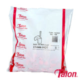 This is an image of Timco - Nail In Pipe Clip - Red - NCH15 15mm - (100 PCS Bag) TALNCH15