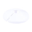This is an image of Timco - Pipe Collar - White - PC10 10mm - (10 PCS Bag) TALPC1010