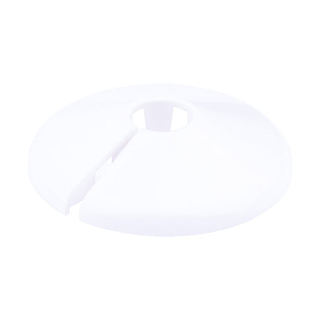 This is an image of Timco - Pipe Collar - White - PC10 10mm - (10 PCS Bag) TALPC1010