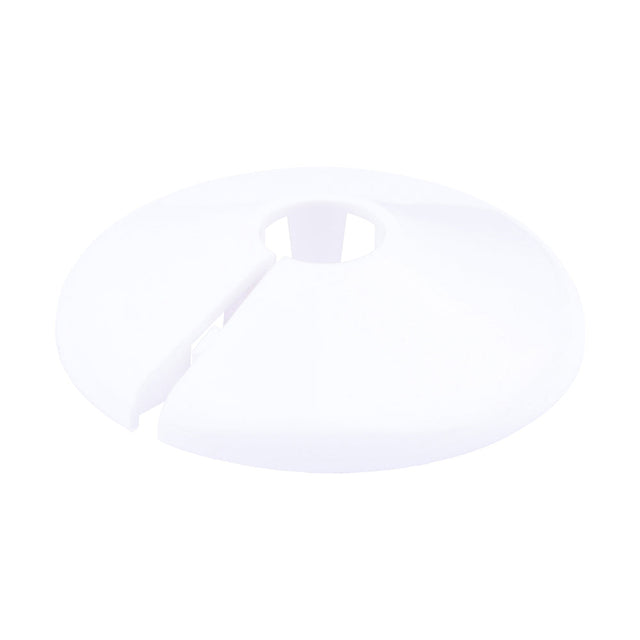 This is an image of Timco - Pipe Collar - White - PC10 10mm - (10 PCS Bag) TALPC1010