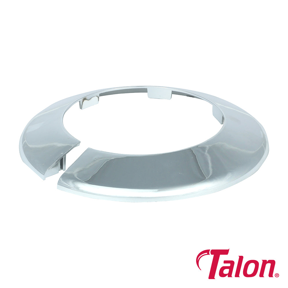 This is an image of Timco - Pipe Collar - Chrome - PC110C 110mm - (1 Each Bag) TALPC110C