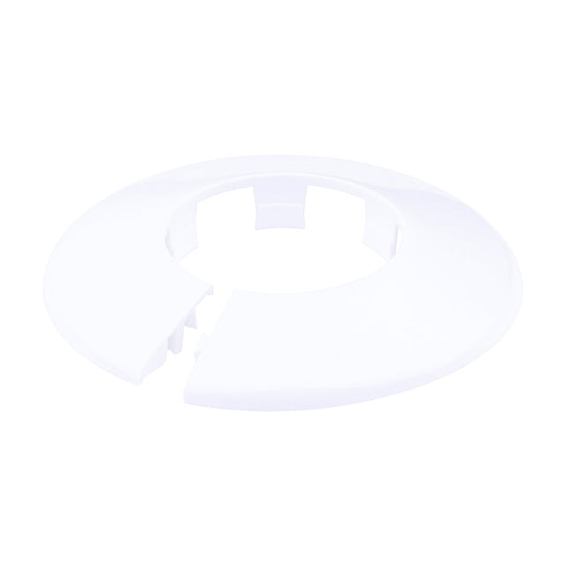 This is an image of Timco - Pipe Collar - White - PC42 42mm - (5 PCS Bag) TALPC4210