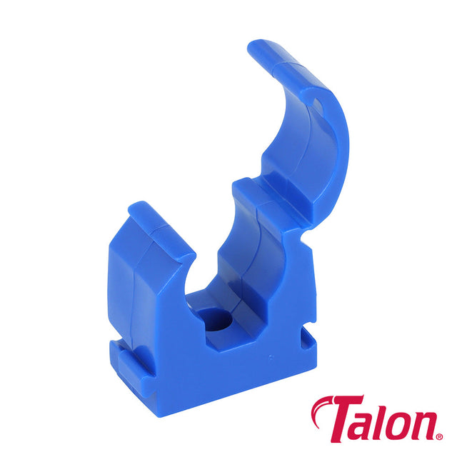 This is an image of Timco - Single Hinged ID Clip - Blue - TS15BLU 15mm - (100 PCS Bag) TALTS15BLU