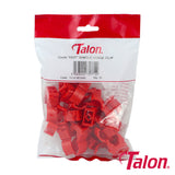 This is an image of Timco - Single Hinged ID Clip - Red - TS15RED20 15mm - (20 PCS Bag) TALTS15RED20