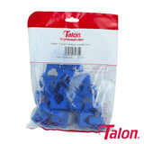 This is an image of Timco - Single Hinged ID Clip - Blue - TS22BLU20 22mm - (20 PCS Bag) TALTS22BLU20