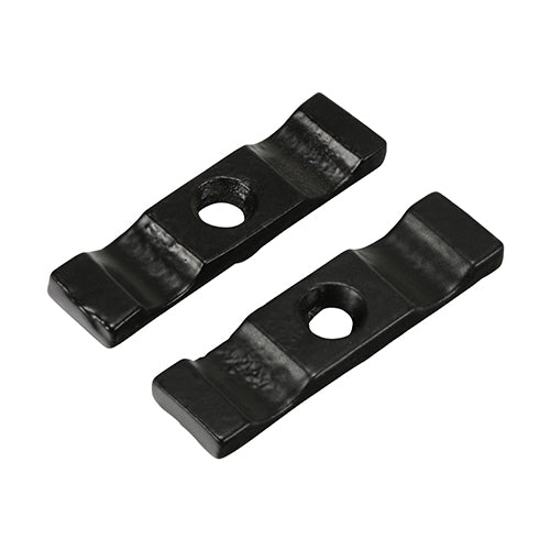 This is an image of Timco - Turn Buttons - Black 2" (1 Each Plain Bag) TB2BB