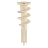 This is an image of Timco - Nylon Speed Plugs - White 42mm - (100 PCS Box) TBAN