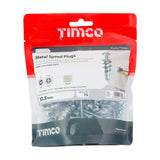 This is an image of Timco - Metal Speed Plugs & Screws - Zinc 31.5mm - (75 PCS TIMbag) TBAZSB