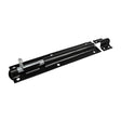 This is an image of Timco - Straight Tower Bolt - Black 8" (1 Each Plain Bag) TBS8BB