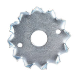 This is an image of Timco - Timber Connectors - Double Sided - Galvanised 50mm / M12 (15 Pieces TIMbag) TCD50B