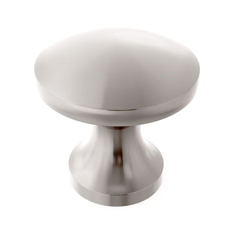 High quality image of the TOP Drawer Fittings - Round Cabinet knob 24.2mm Dia. Brushed Nickel Finish | Sku. tdfk24-bn | available to order from Trade Door Handles.