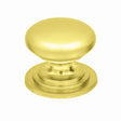 High quality image of the TOP Drawer Fittings - Round Cabinet knob 37mm Dia. Brushed Gold Finish | Sku. tdfk37-bg | available to order from Trade Door Handles.