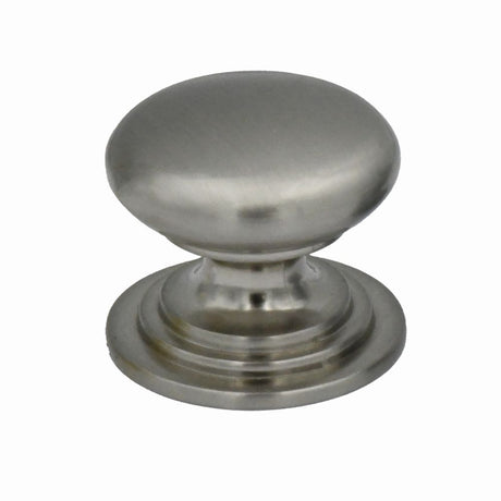 High quality image of the TOP Drawer Fittings - Round Cabinet knob 37mm Dia. Brushed Nickel Finish | Sku. tdfk37-bn | available to order from Trade Door Handles.