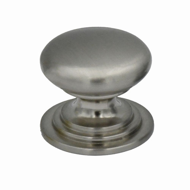 High quality image of the TOP Drawer Fittings - Round Cabinet knob 37mm Dia. Brushed Nickel Finish | Sku. tdfk37-bn | available to order from Trade Door Handles.