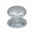 High quality image of the TOP Drawer Fittings - Round Cabinet knob 37mm Dia. Polished Chrome Finish | Sku. tdfk37-cp | available to order from Trade Door Handles.