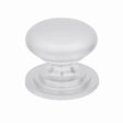 High quality image of the TOP Drawer Fittings - Round Cabinet knob 37mm Dia. Matt White Finish | Sku. tdfk37-mw | available to order from Trade Door Handles.