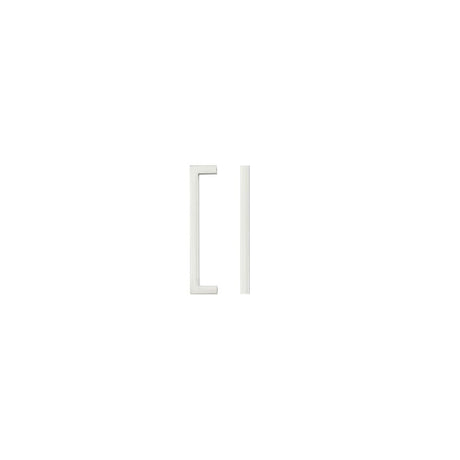 High quality image of the TOP Drawer Fittings - Square Block Cabinet handle 128mm CTC Brushed Nickel Finish | Sku. tdfps-128-bn | available to order from Trade Door Handles.