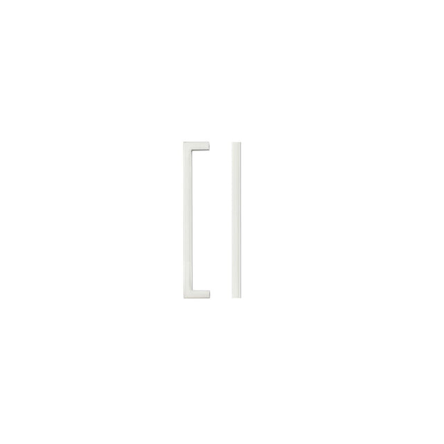 High quality image of the TOP Drawer Fittings - Square Block Cabinet handle 160mm CTC Brushed Nickel Finish | Sku. tdfps-160-bn | available to order from Trade Door Handles.