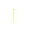 High quality image of the TOP Drawer Fittings - Square Block Cabinet handle 192mm CTC Brushed Gold Finish | Sku. tdfps-192-bg | available to order from Trade Door Handles.