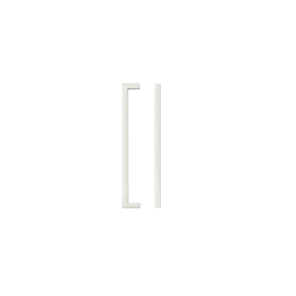 High quality image of the TOP Drawer Fittings - Square Block Cabinet handle 192mm CTC Brushed Nickel Finish | Sku. tdfps-192-bn | available to order from Trade Door Handles.